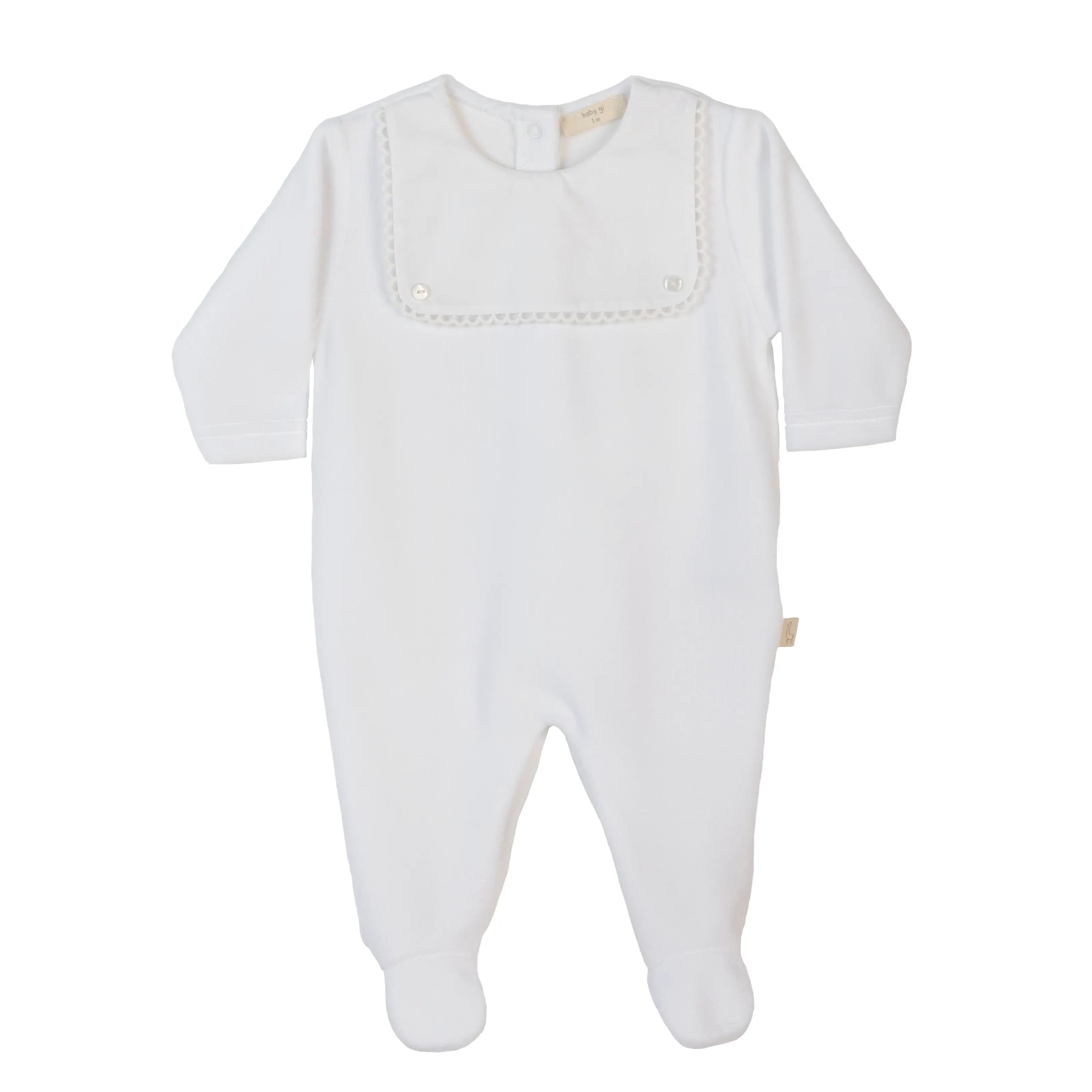 Baby Gi babygrow with pique.