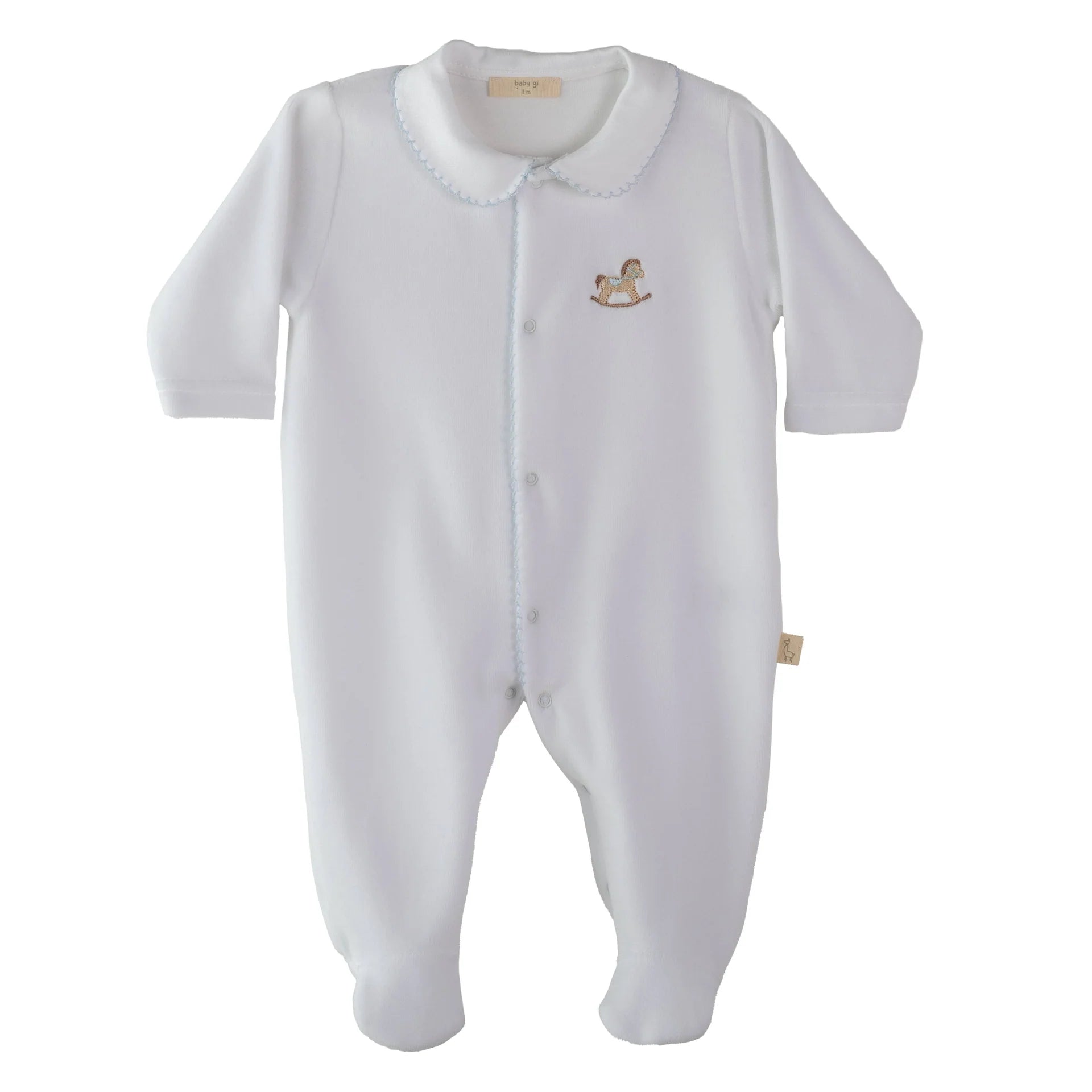 Rocking horse babygrow.