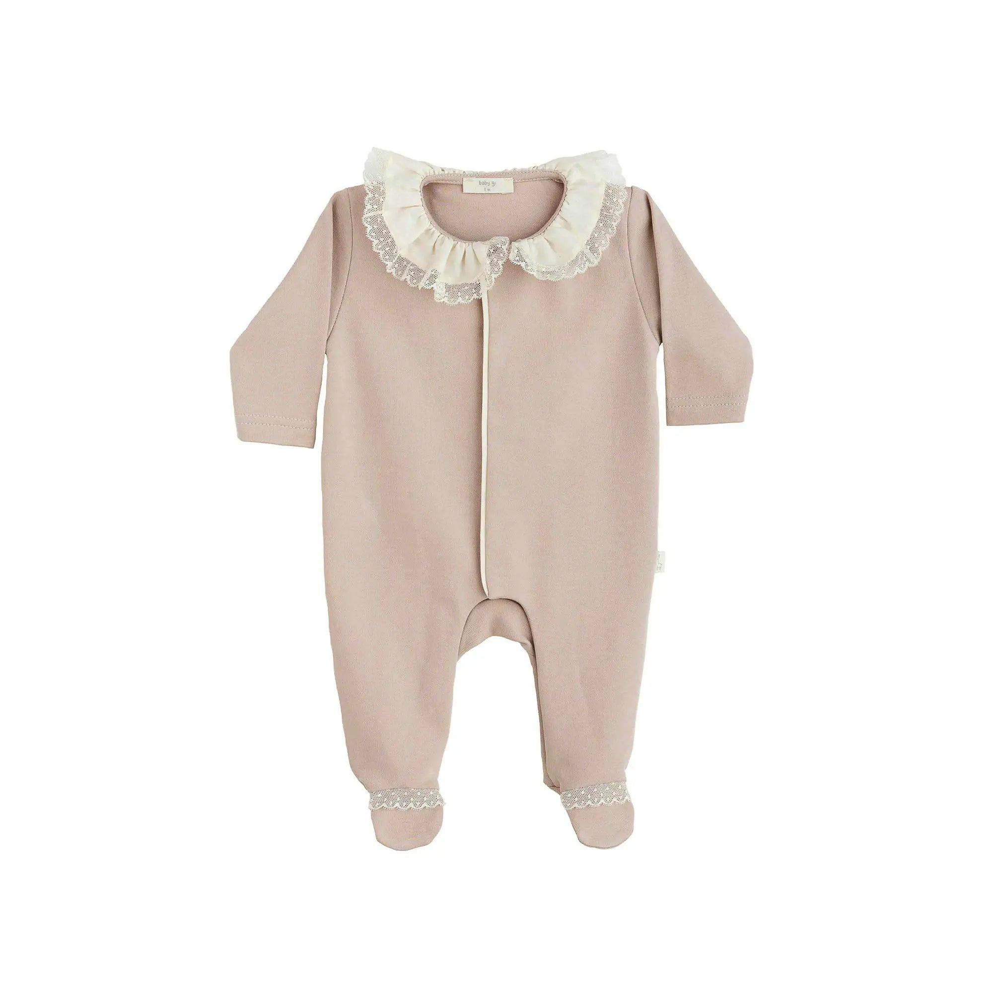 Baby gi baby grow with lace