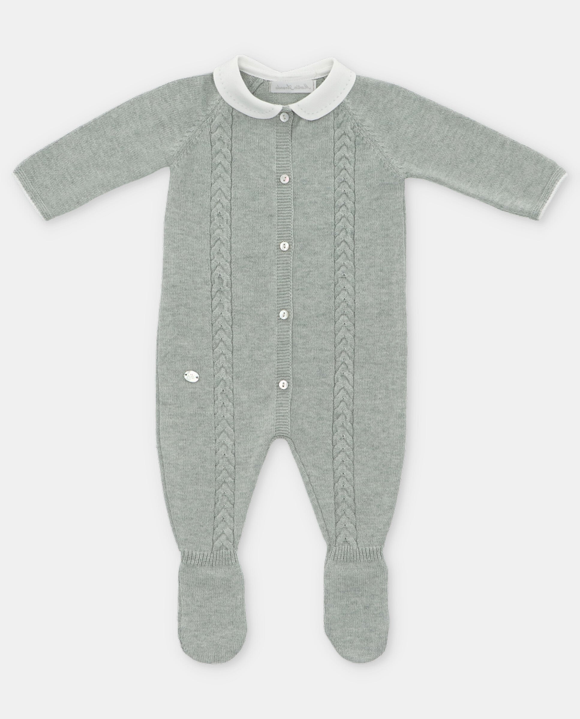 Unisex knitted romper
