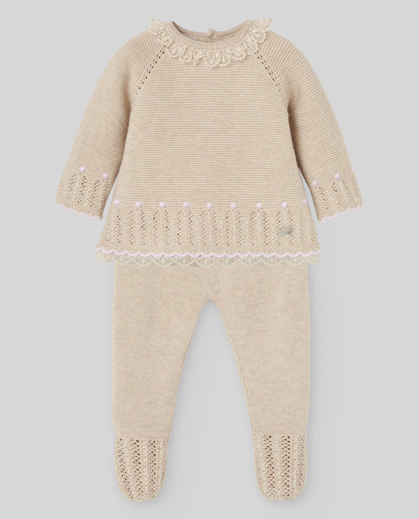 Alegria knitted sweater and leggings set