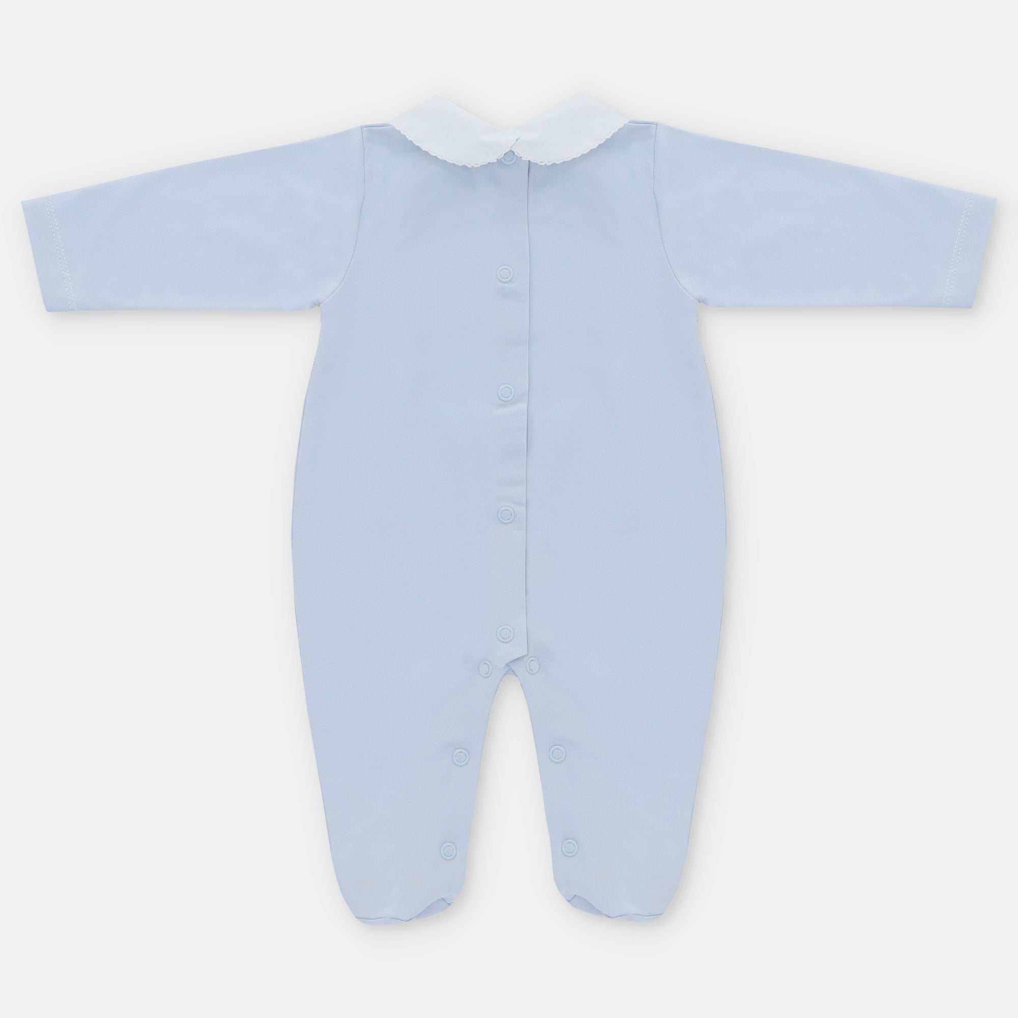 Smock interlock babygrow