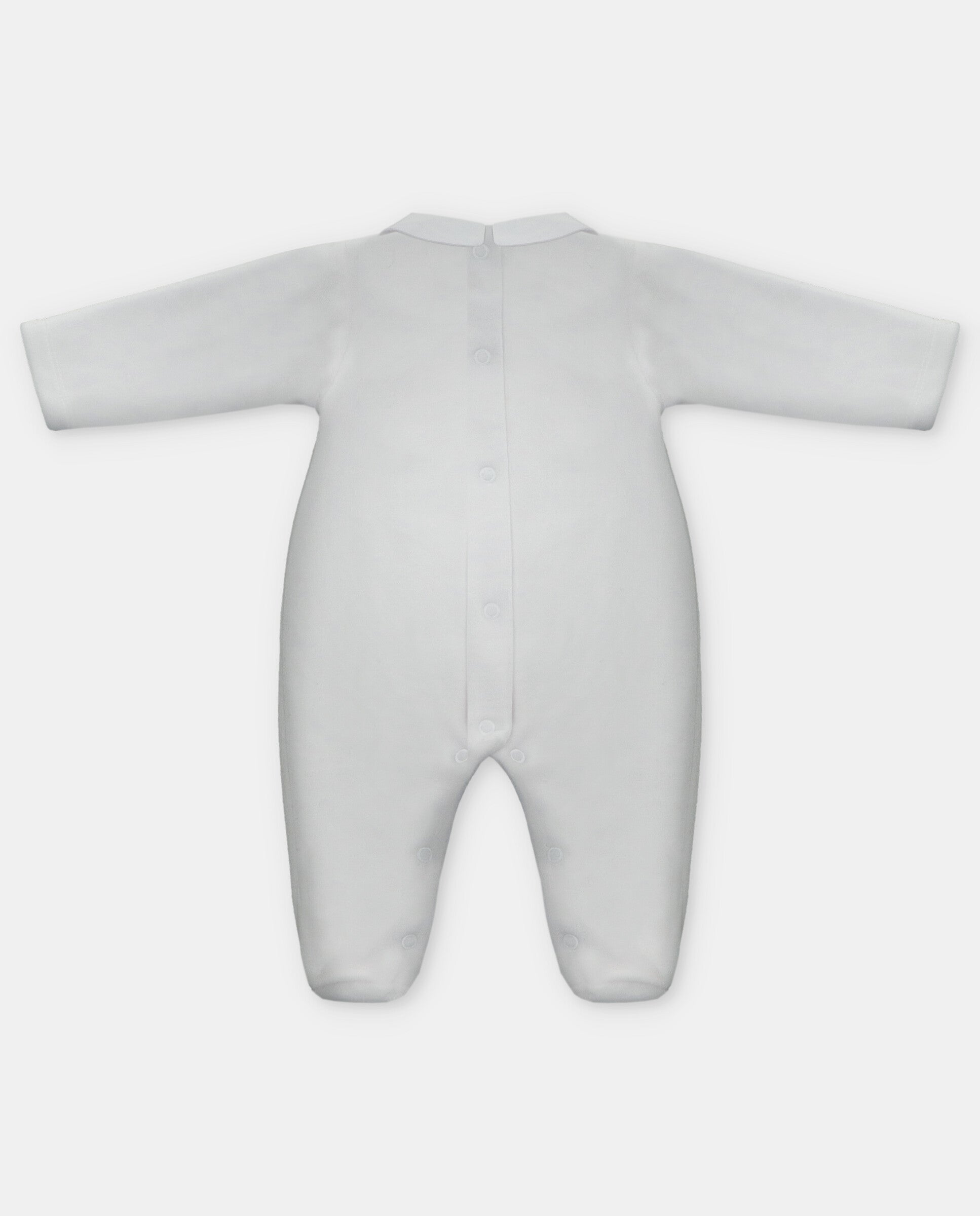 Flounce on chest unisex pyjama
