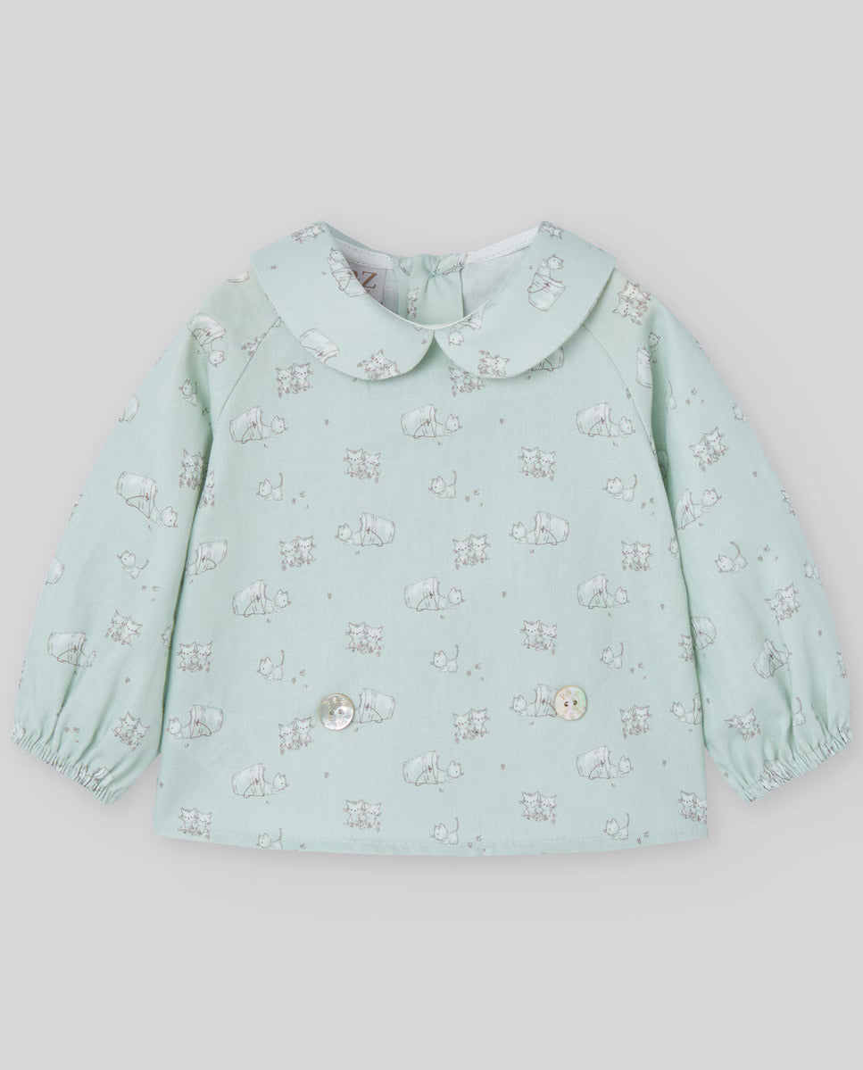 Woven baby blouse