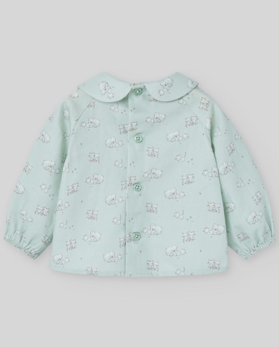Woven baby blouse