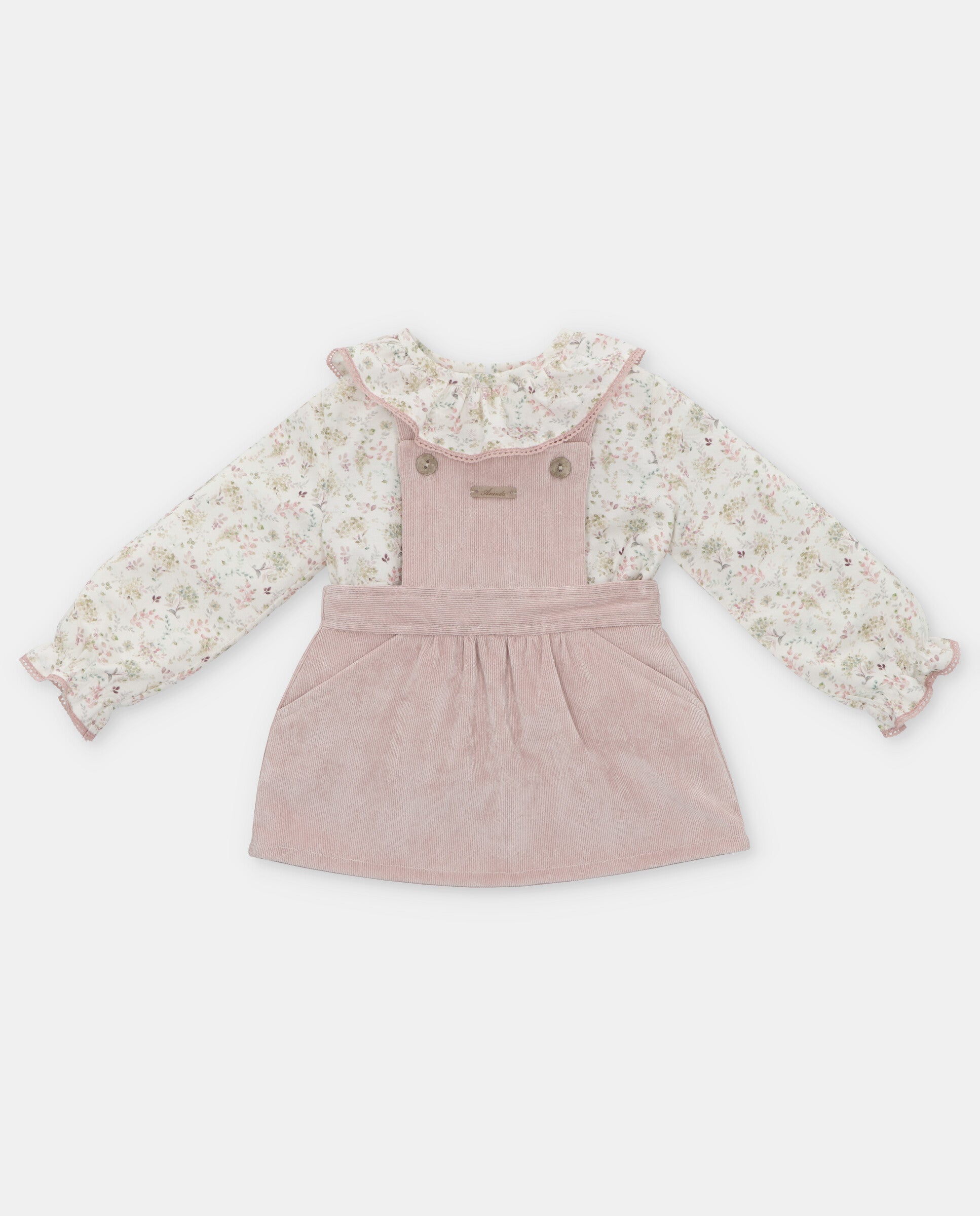 Set Blouse & Overall Woven
