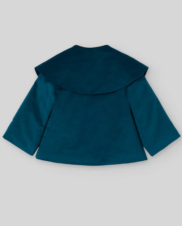 Quinta velvet cape