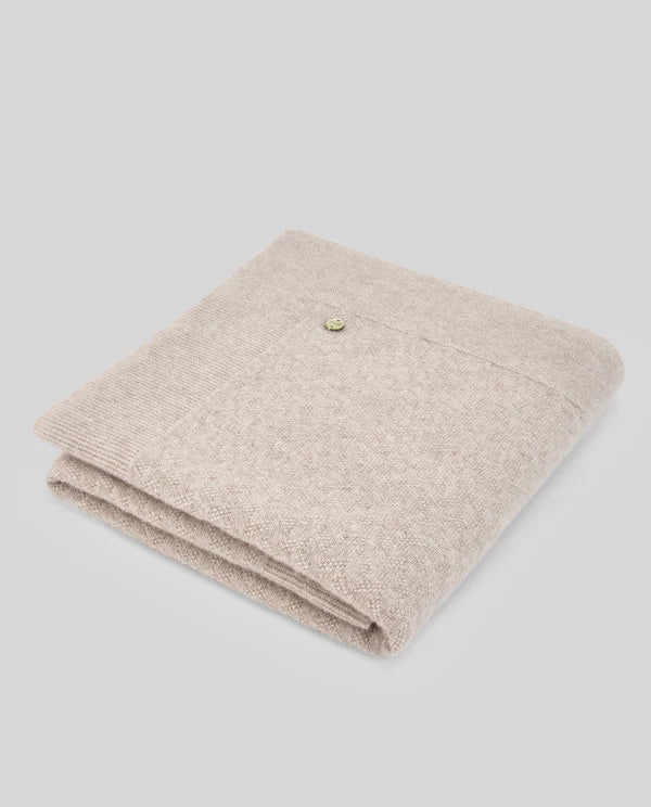 Essentia wool cashmere blanket.