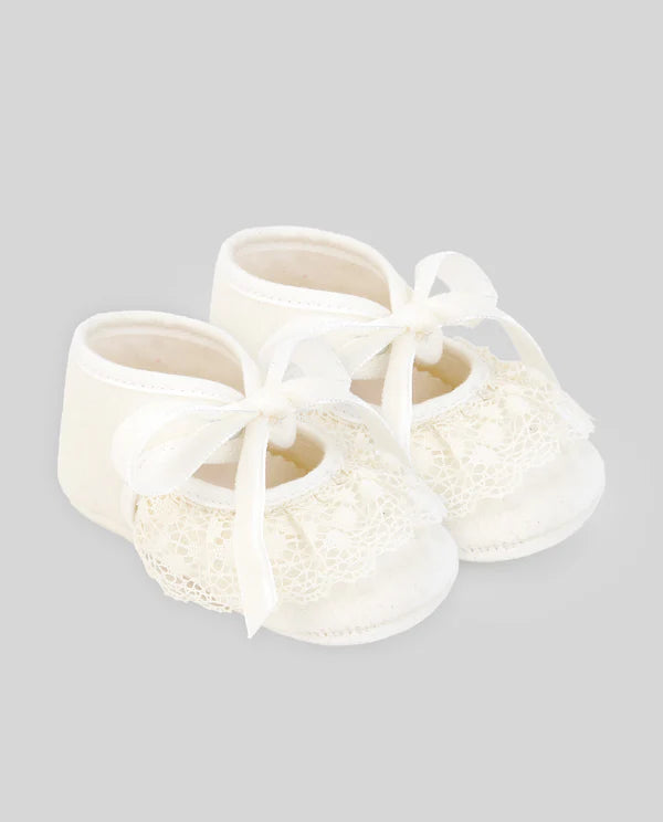 Paz woven newborn shoes