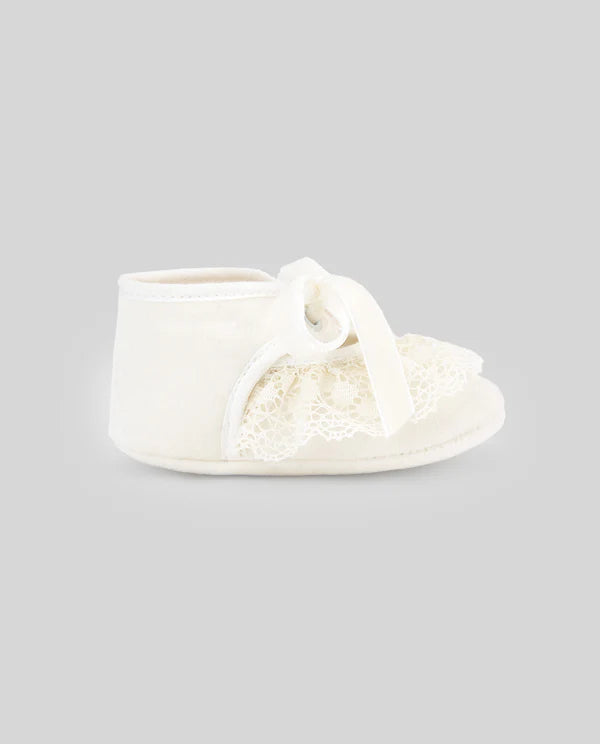 Paz woven newborn shoes