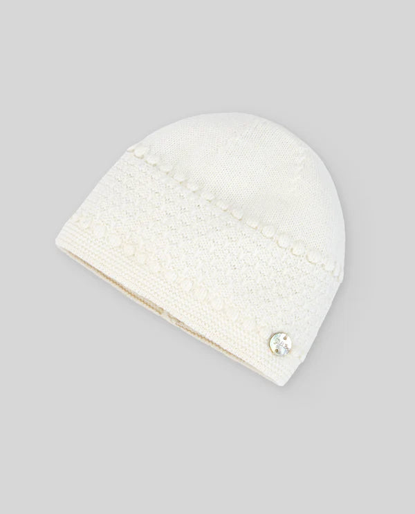 Paz knitted newborn beanie
