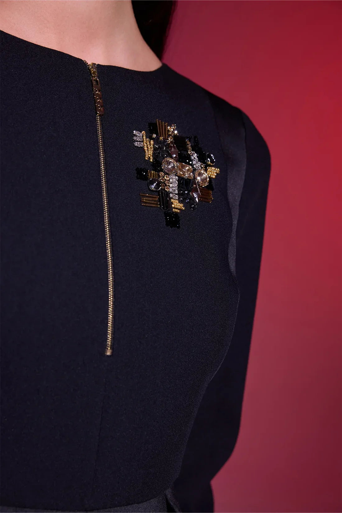 Black Detailed Dress