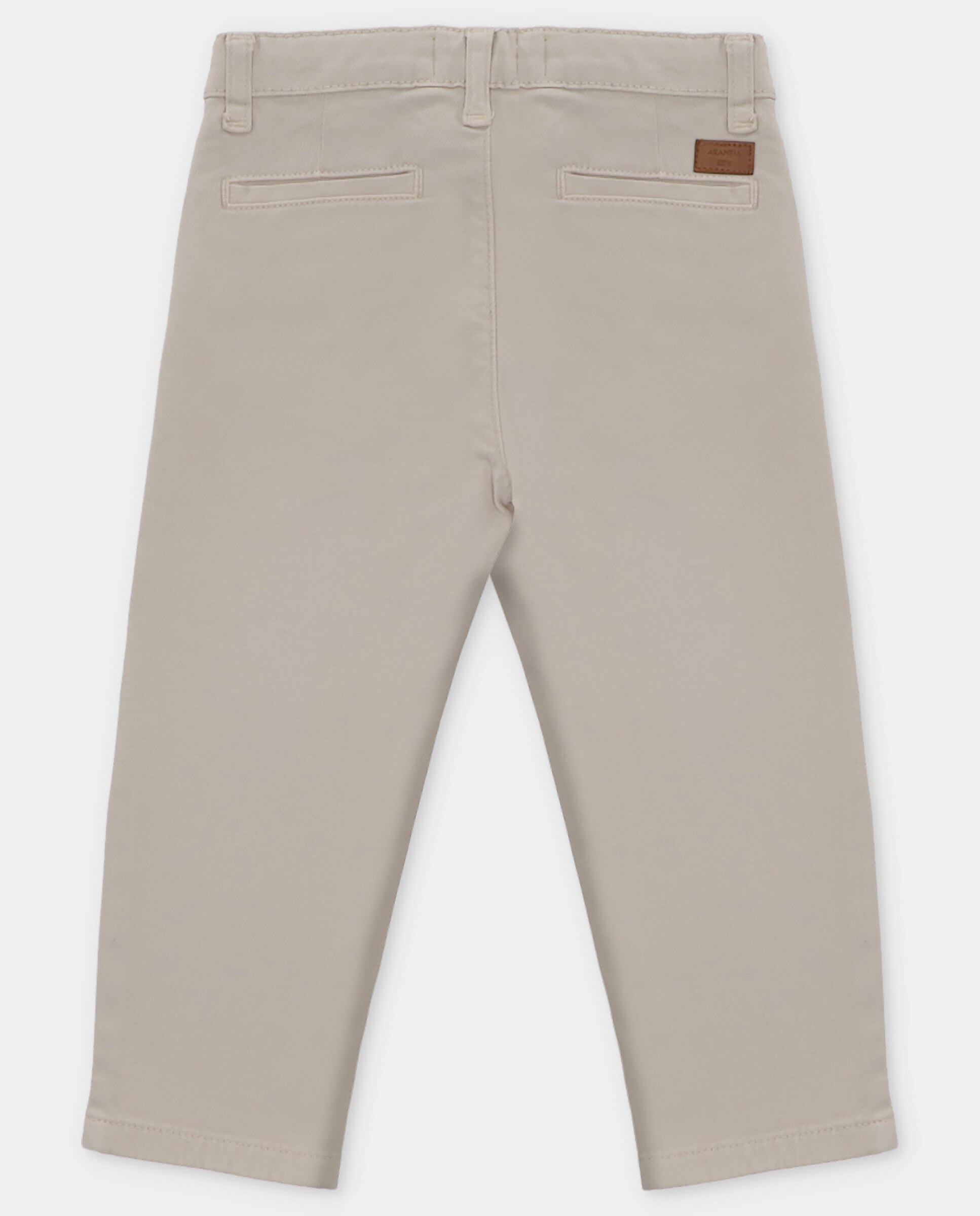Woven boy  pants with label detailing