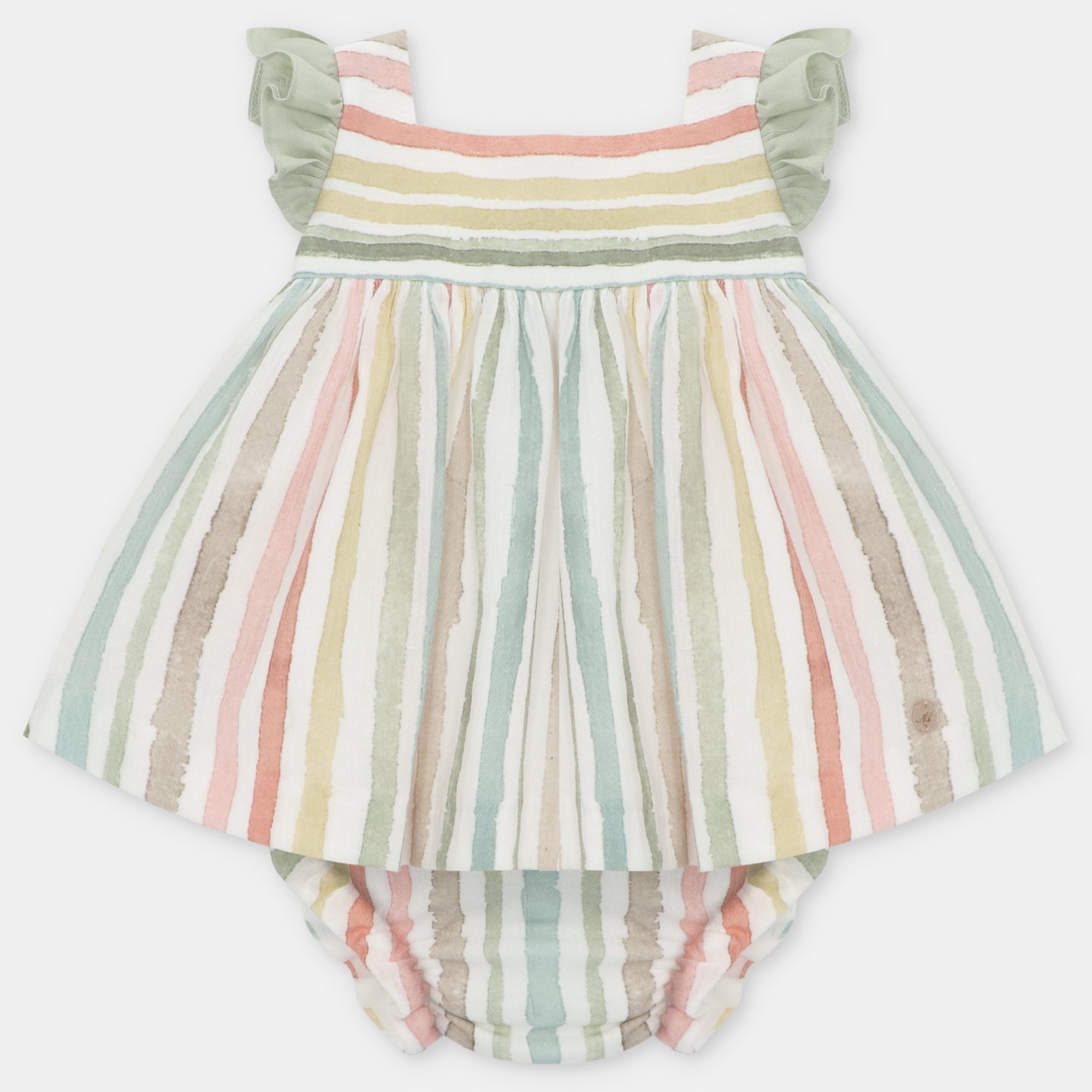 Salve woven dress & nappy set.