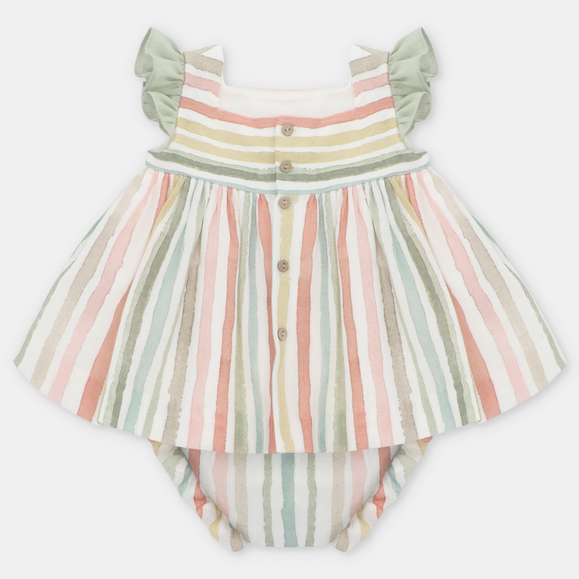 Salve woven dress & nappy set.
