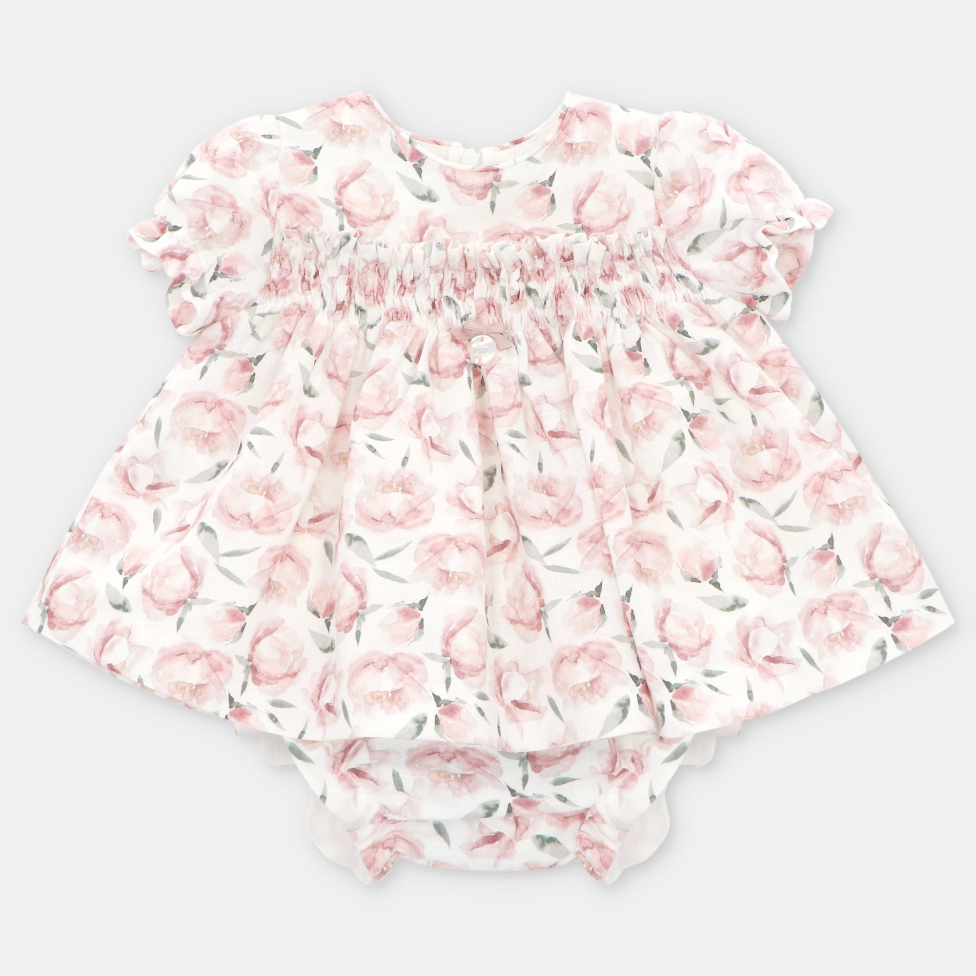 Siena woven dress & bloomers set