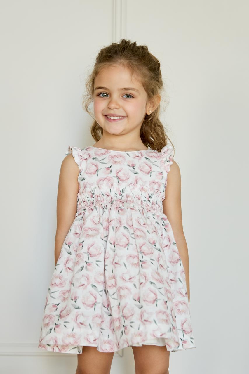 Siena printed woven dress