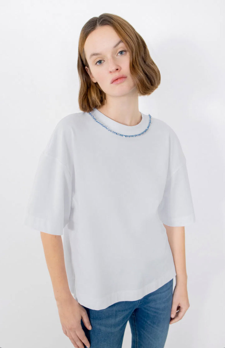 Shirring Detail T-shirt