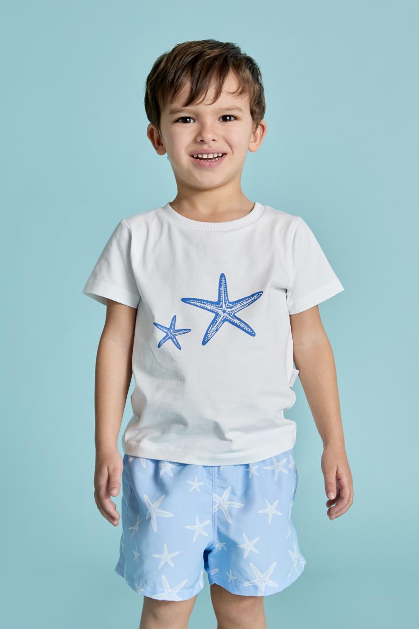 Swimming t-shirt & boxers set