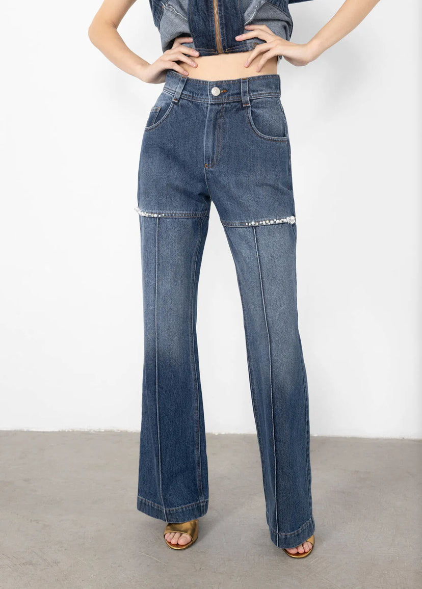 Jeans With Detailed Processing