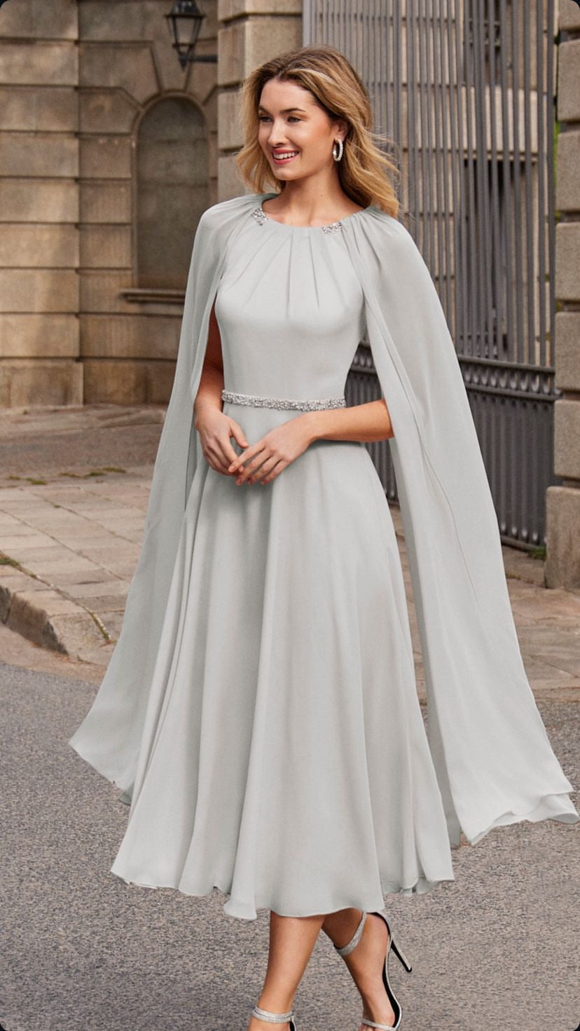Chiffon Evening Cocktail Dress by Couture Club