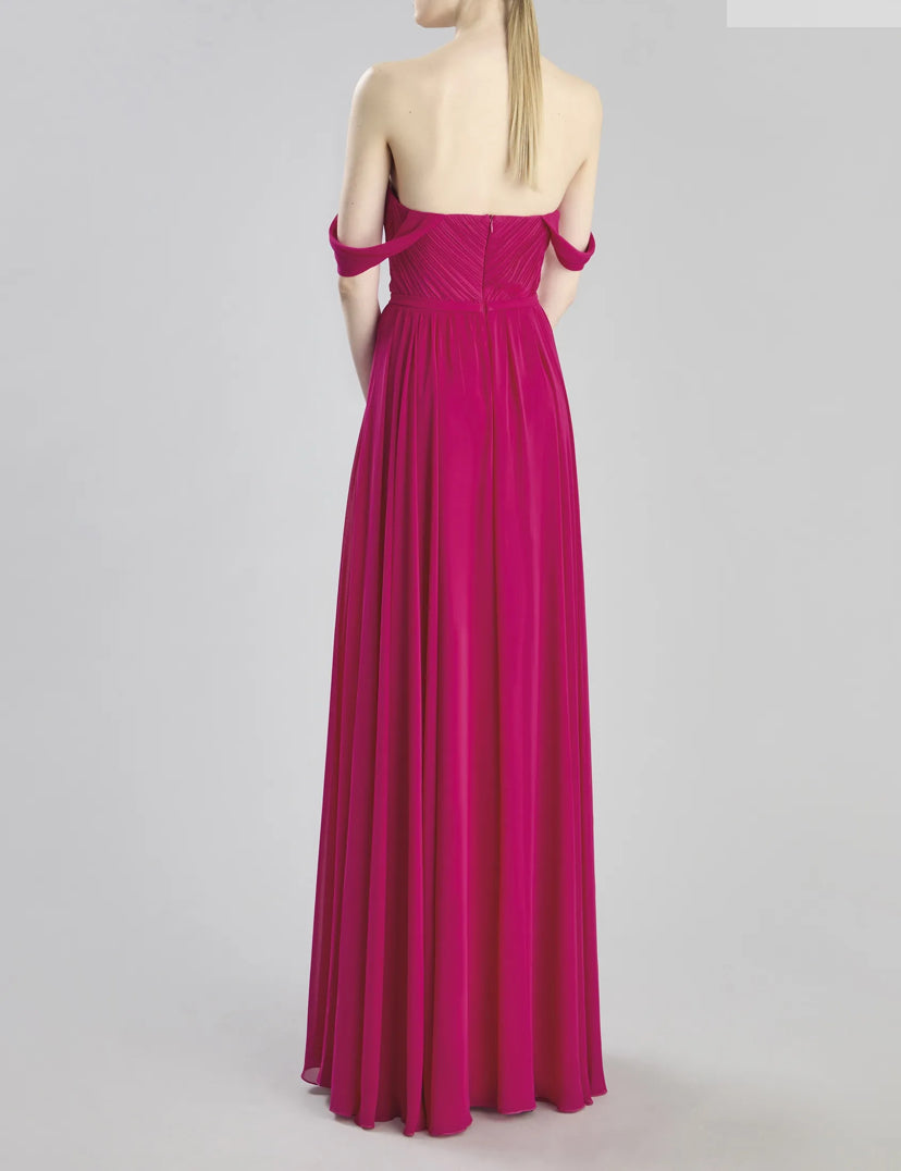 Elegant Off-Shoulder Gown by Nicole Moments