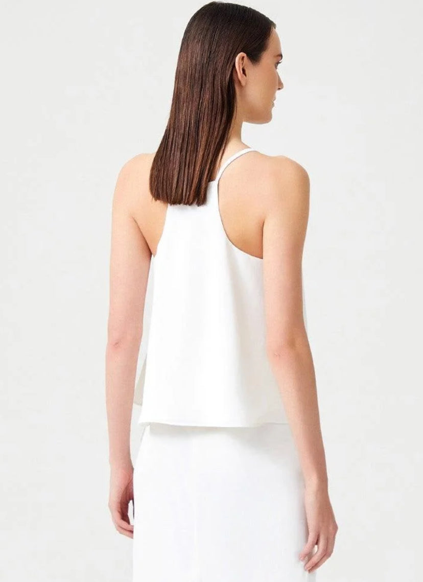 Thin Straps with Small Rose Appliqué top