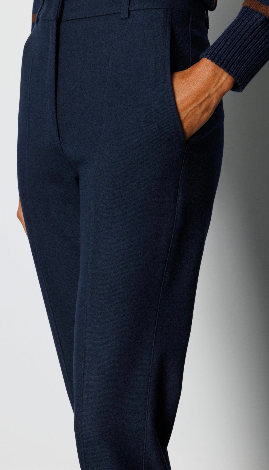 Slim Fit Pocket Trousers