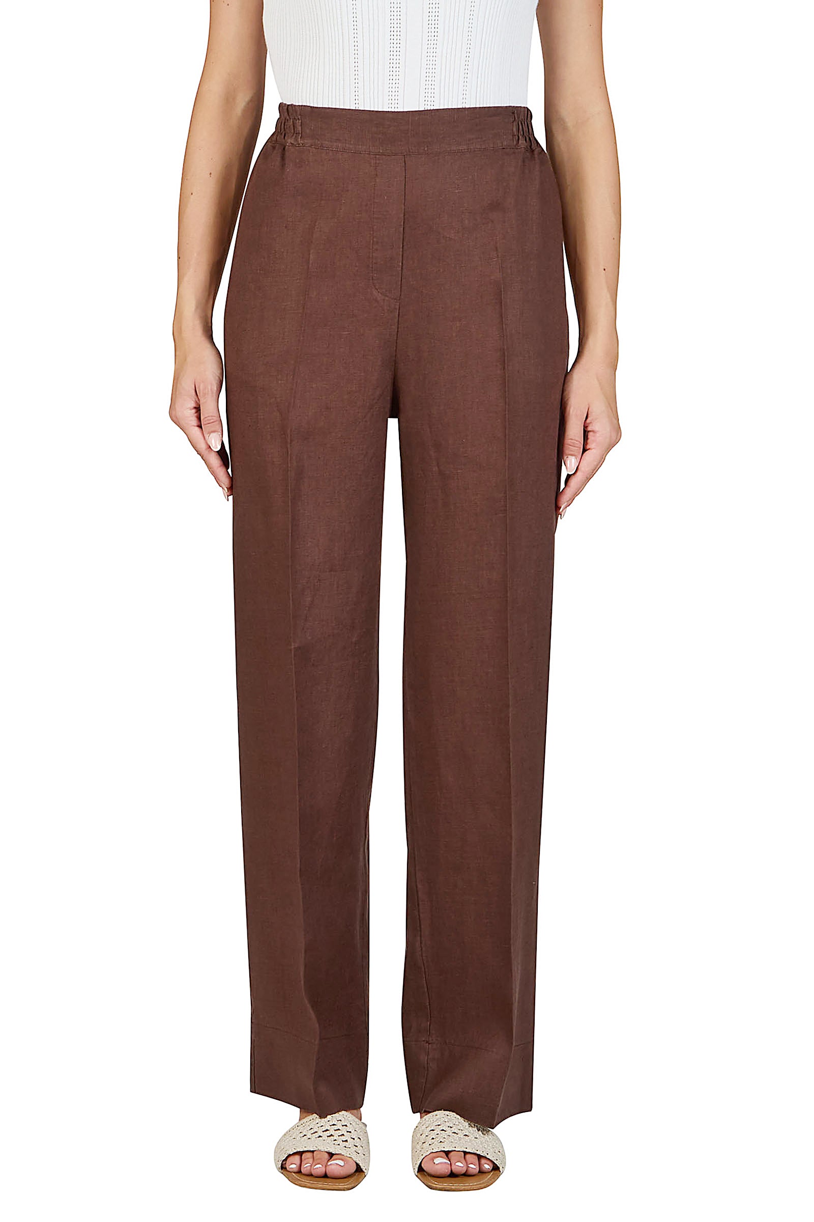Wide leg trousers