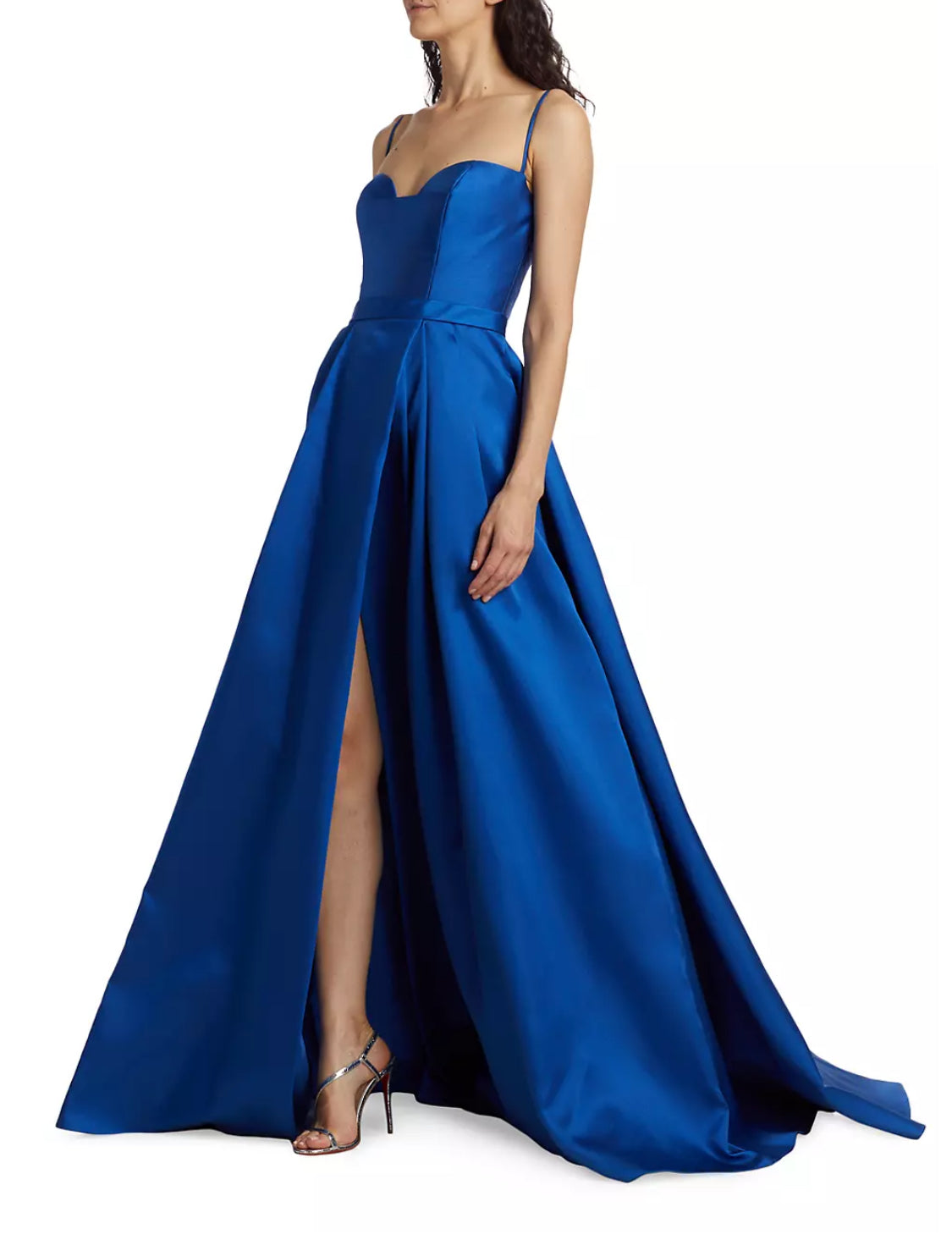 Lustrous Mikado Sleeveless Vihaan Gown by Vera Wang