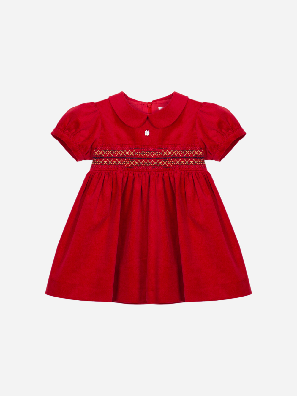 Red velvet dress