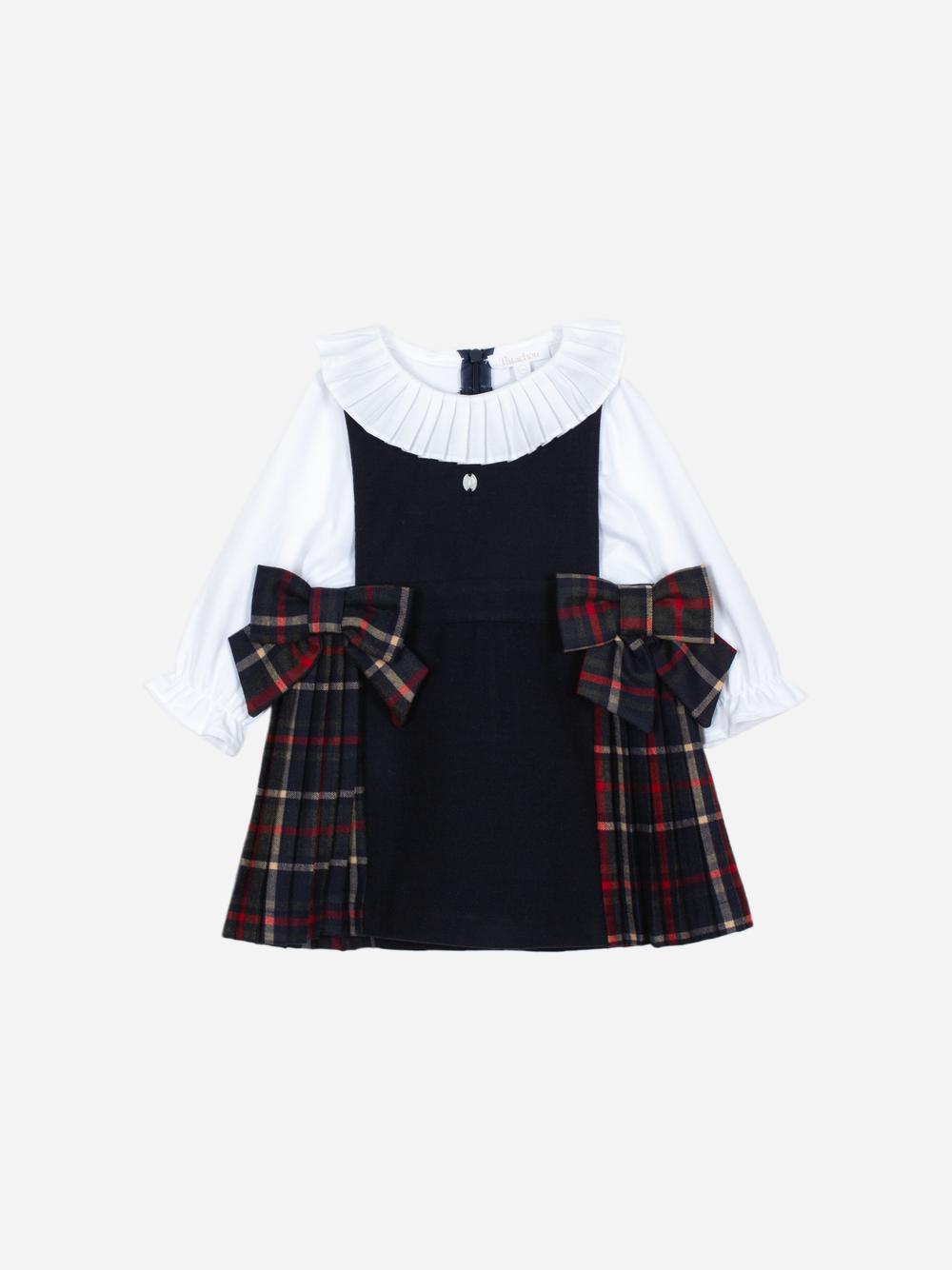 Tartan pinafore dress