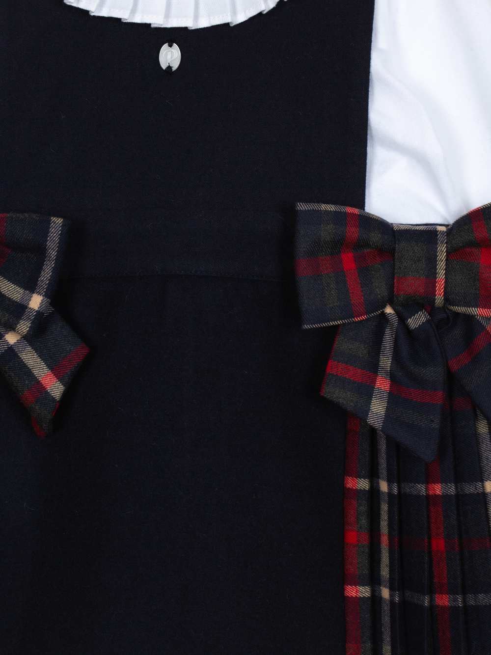 Tartan pinafore dress