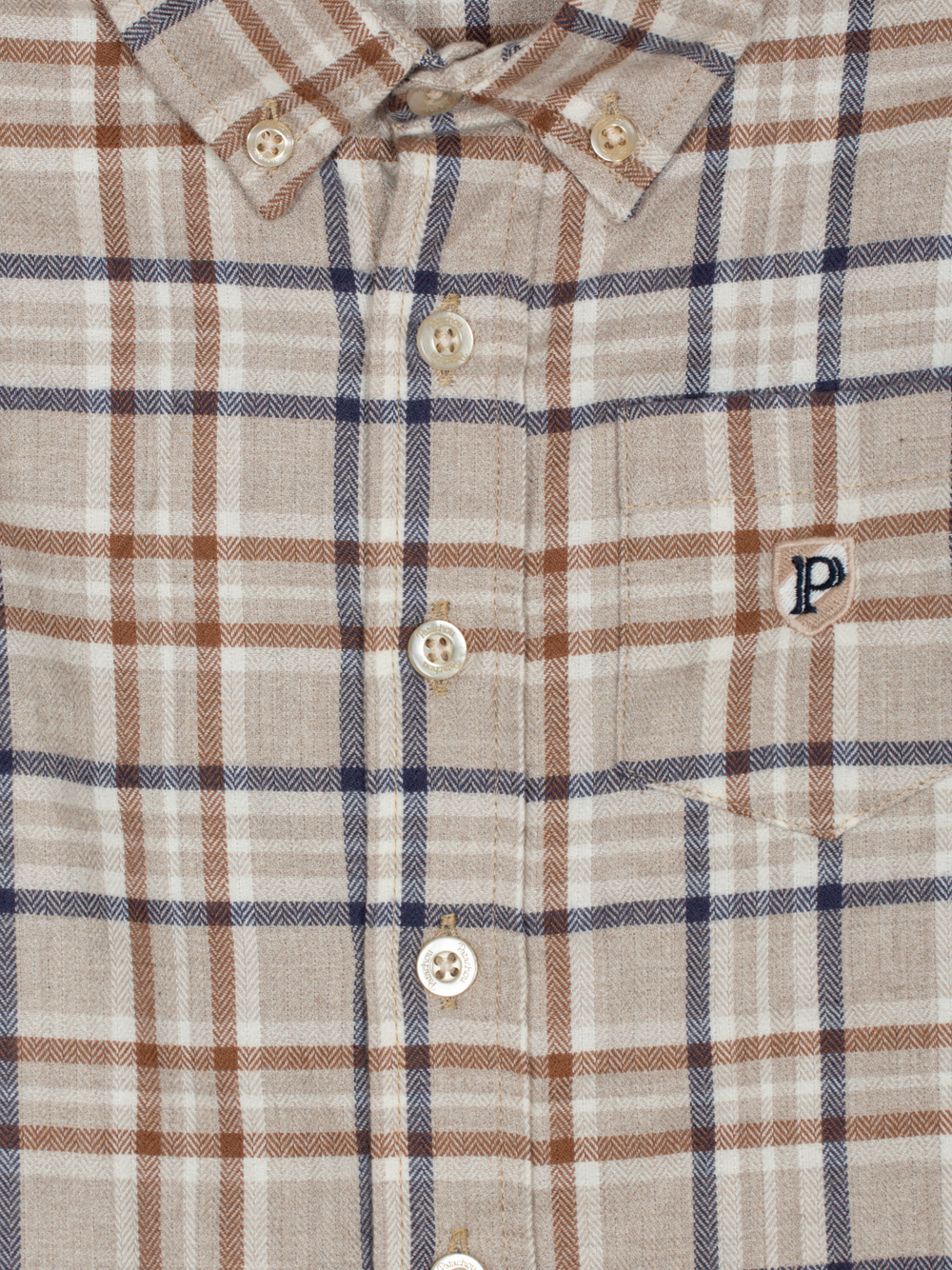 Checkered flannel shirt