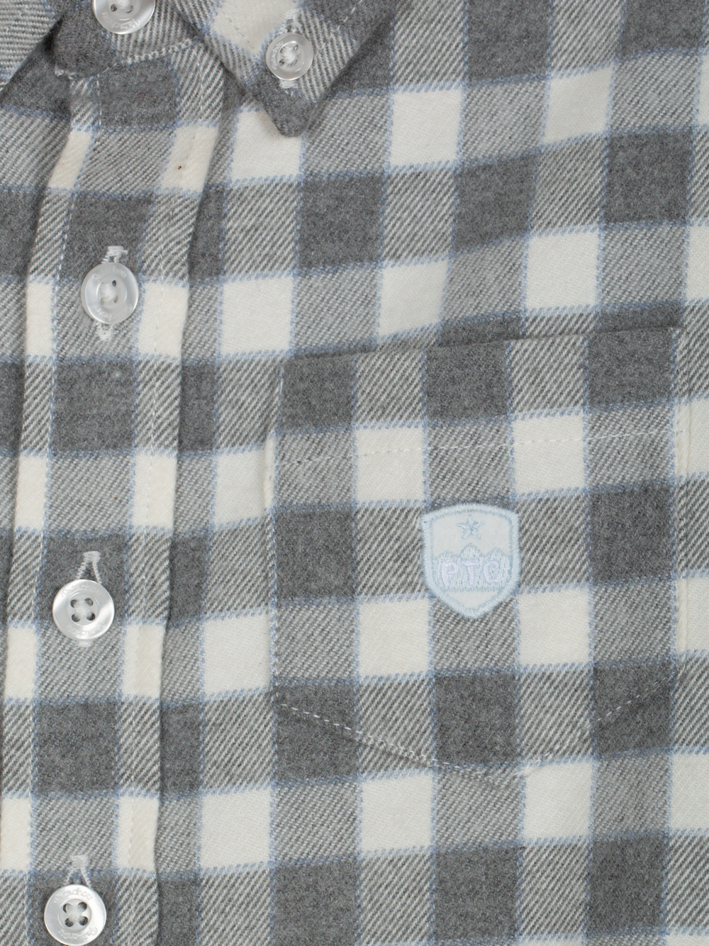 Checkered flannel shirt