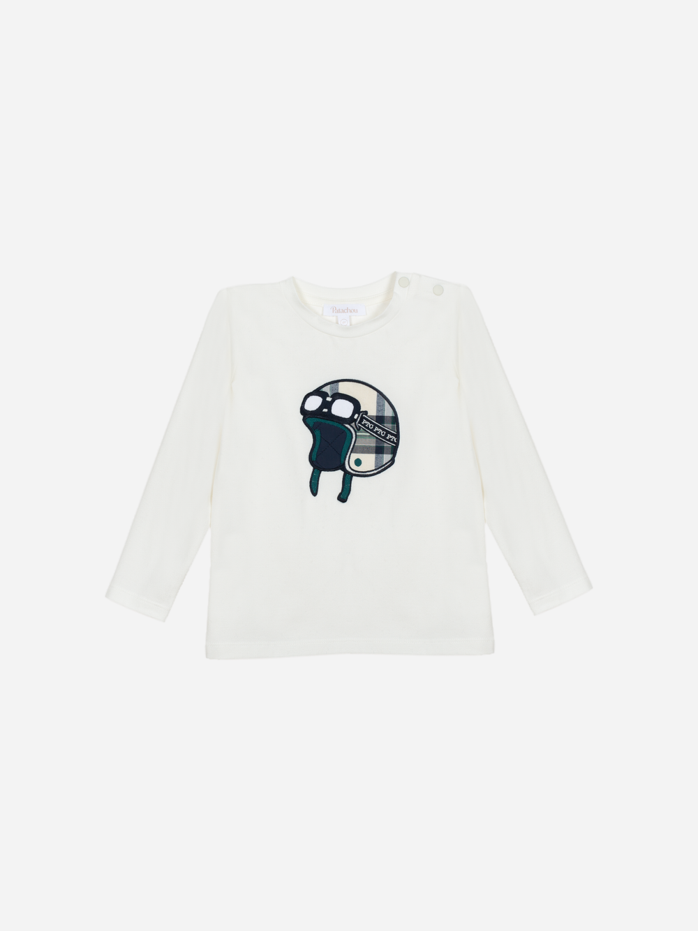 Checks helmet t-shirt