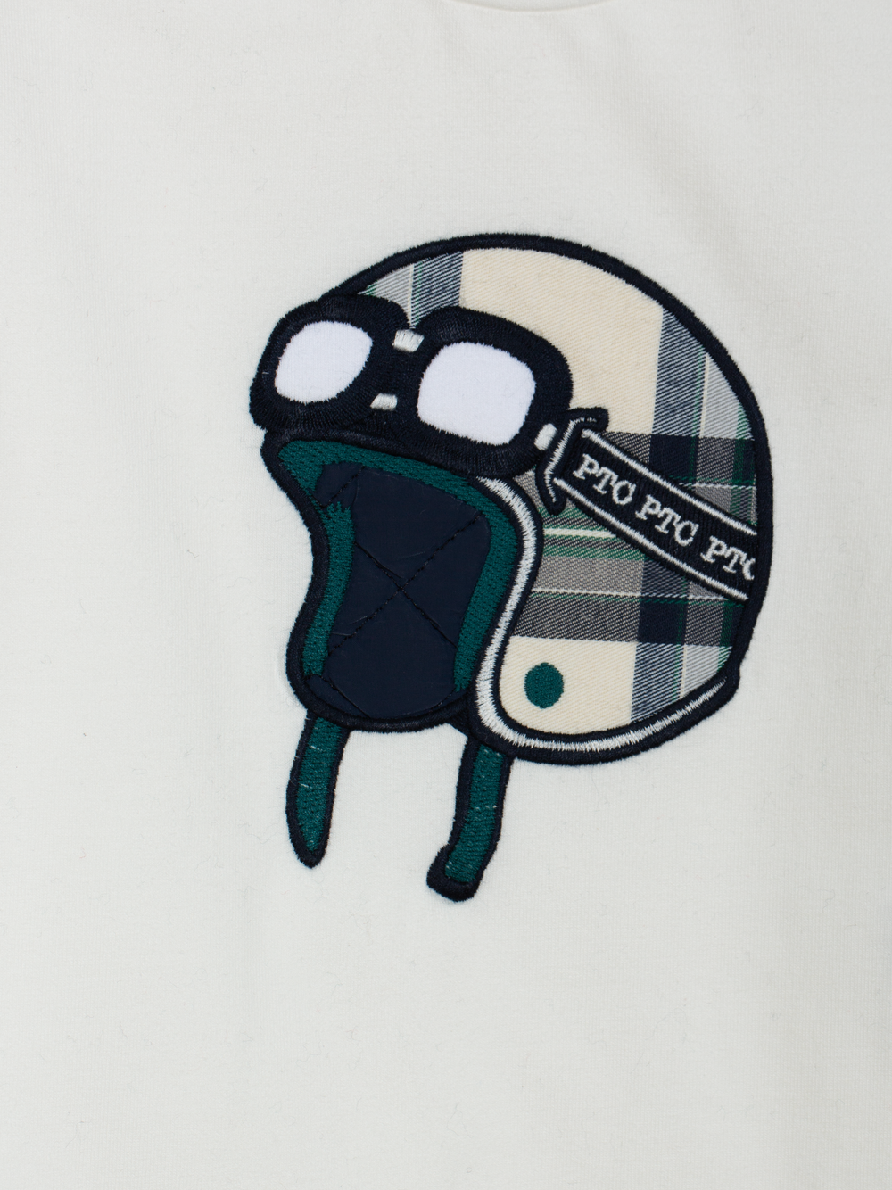 Checks helmet t-shirt