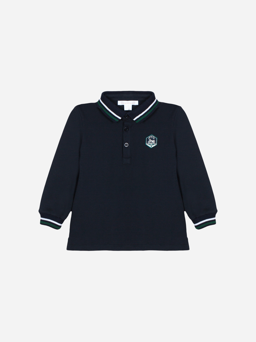 Marine polo with emblem