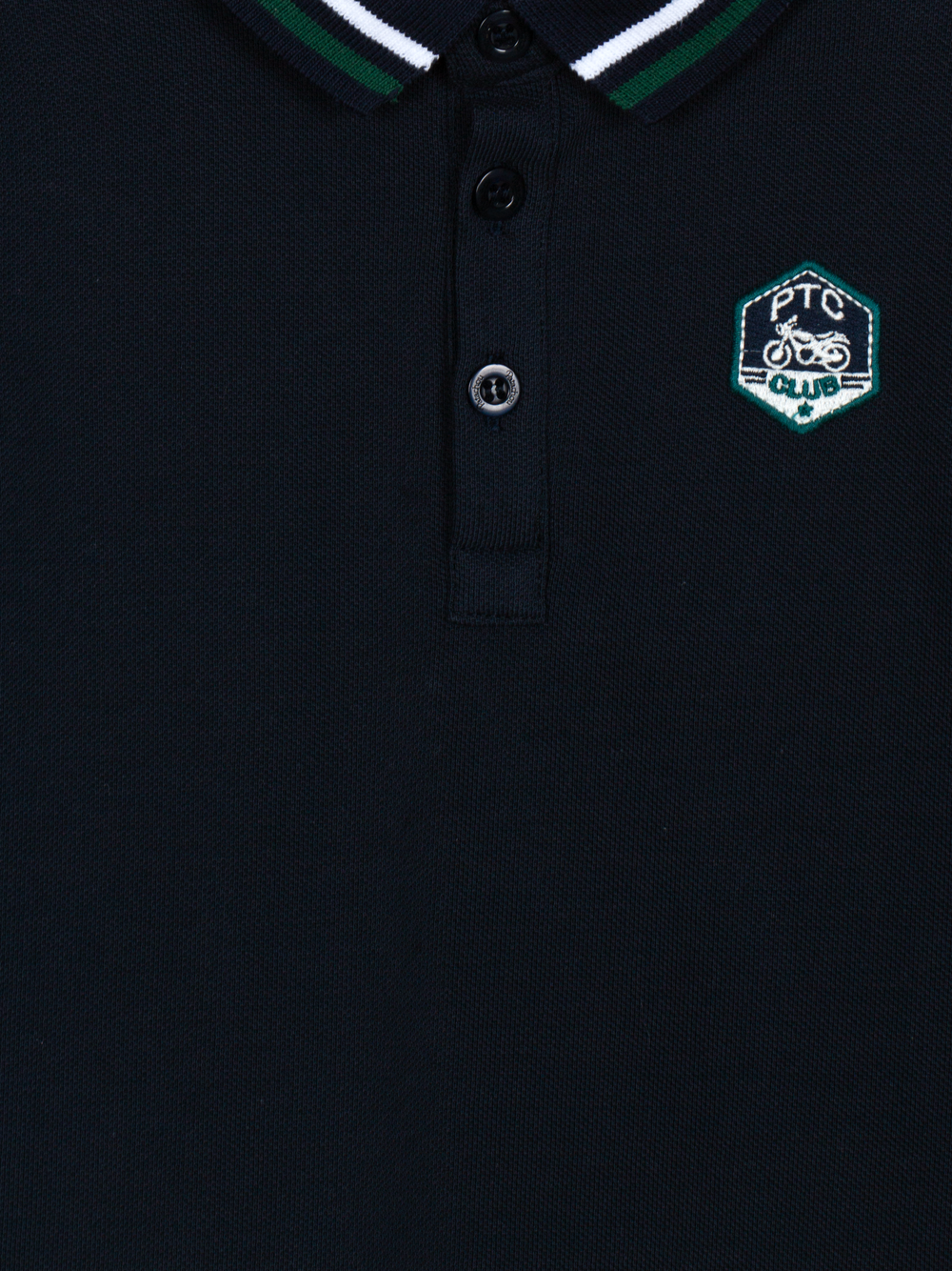 Marine polo with emblem