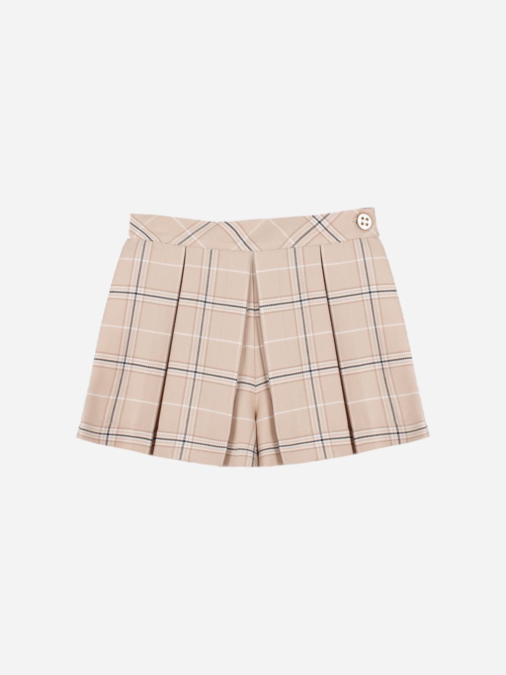 Plaid flannel skort