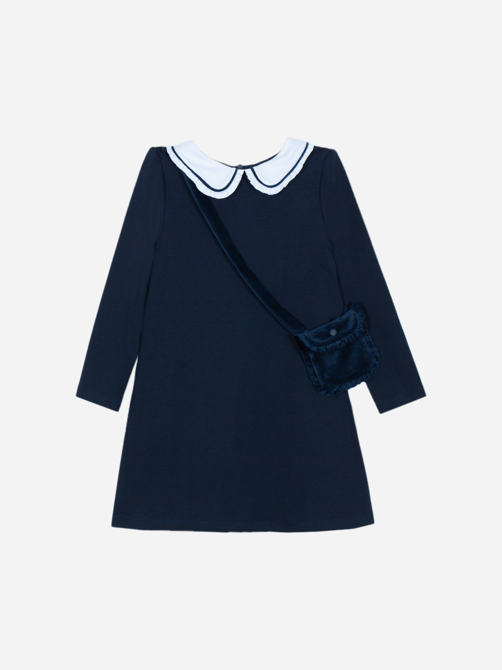 Marine dress with bag