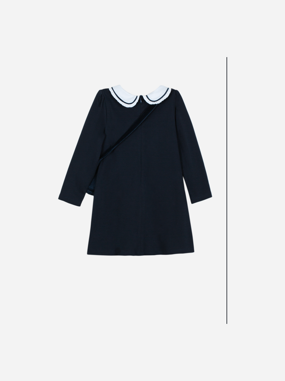 Marine dress with bag