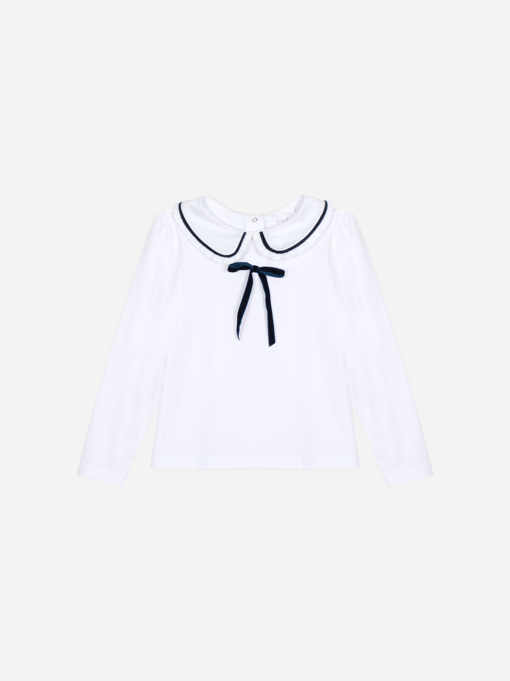 Jersey shirt with bow