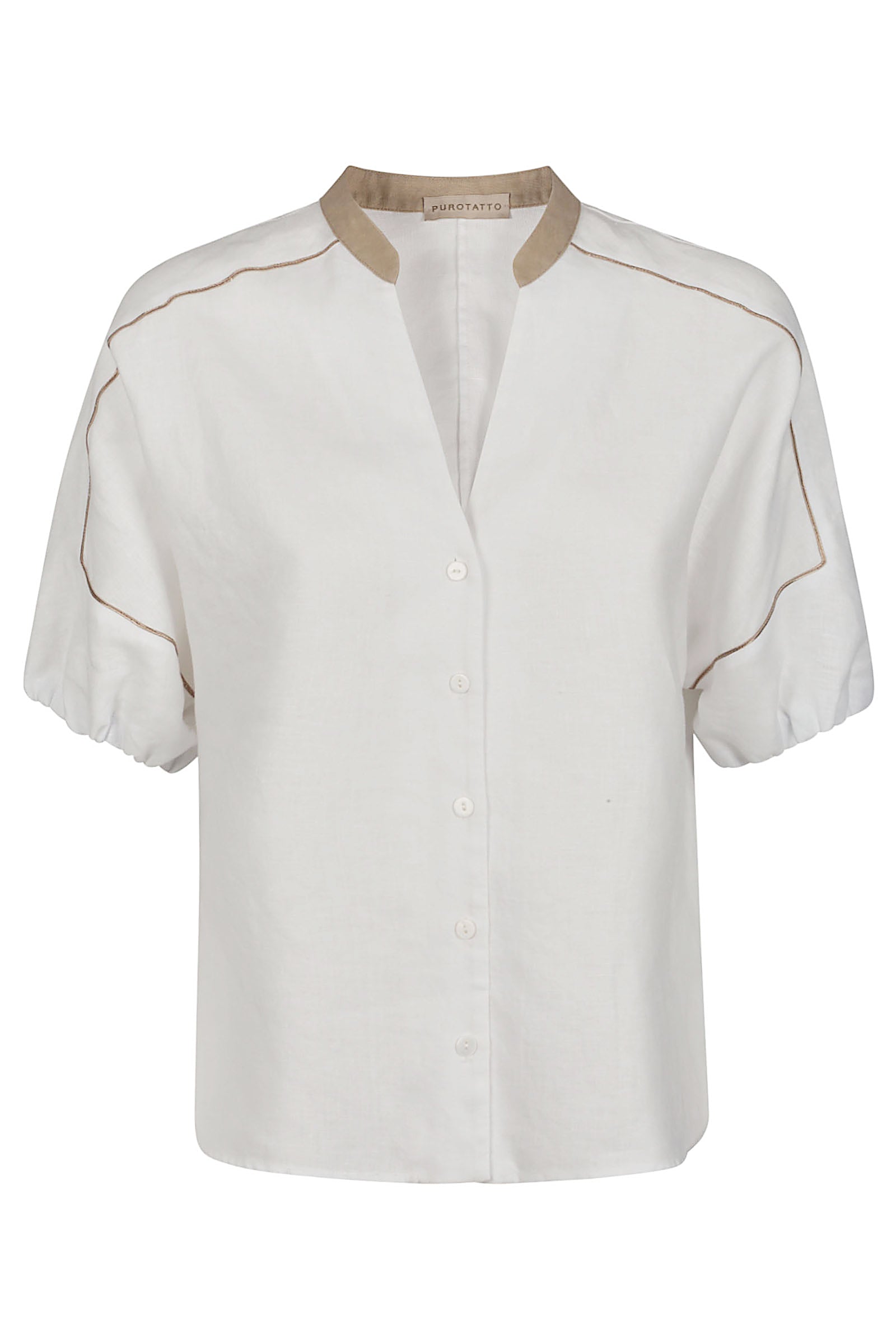 Shirt with contrast details
