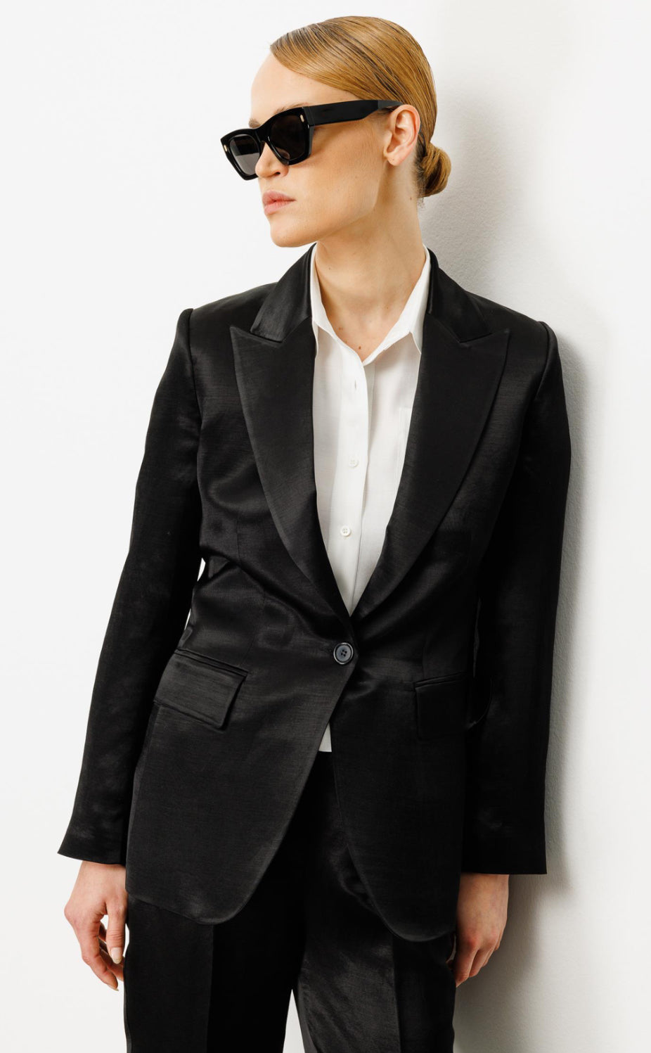 Single Button Linen Suit