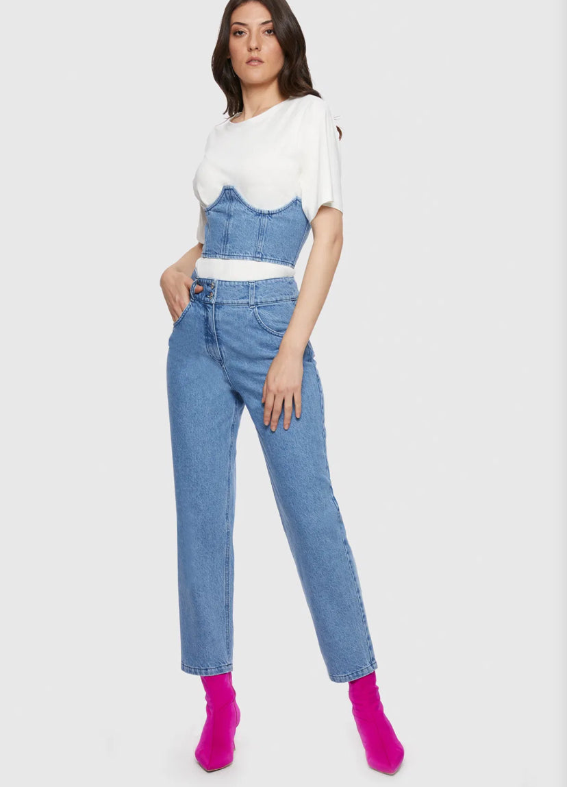 Ankle Length Jean Trouser