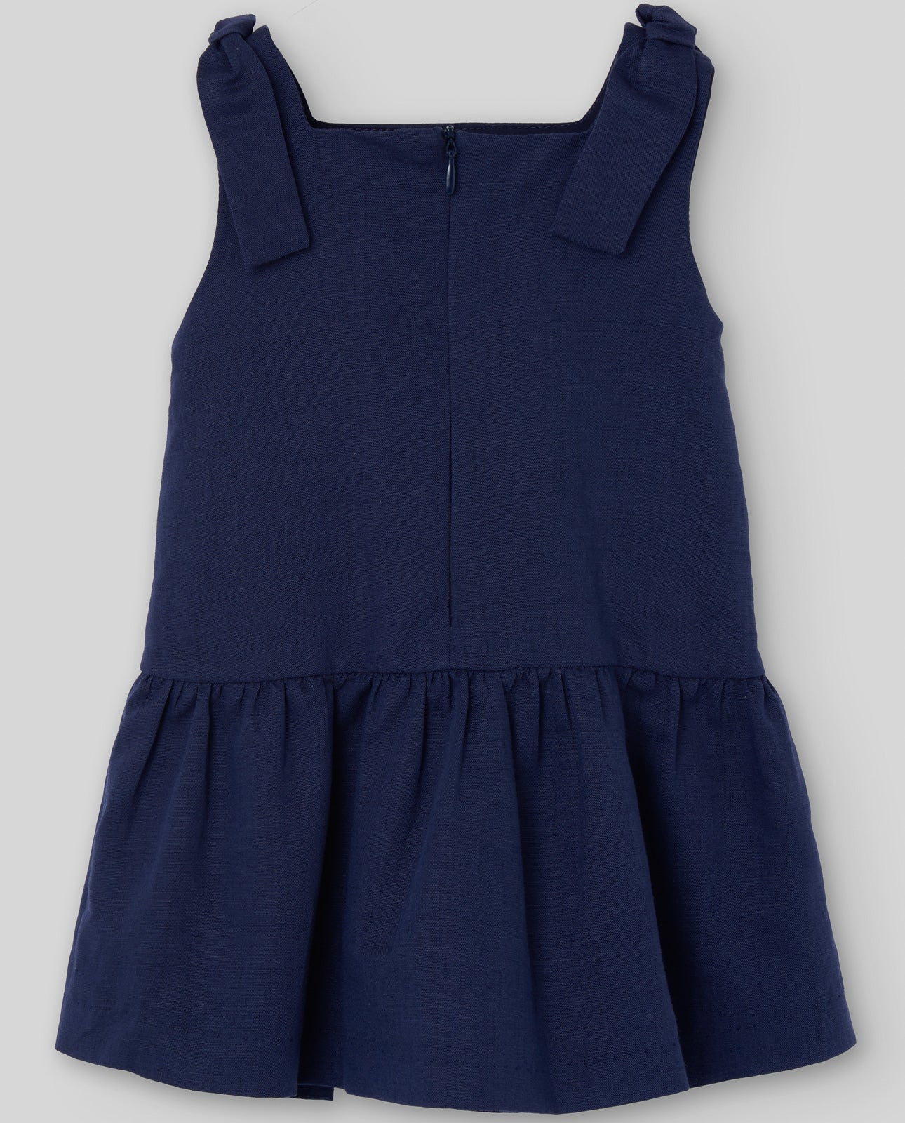 Sleeveless Dress with Button Detail and Pleated Hem