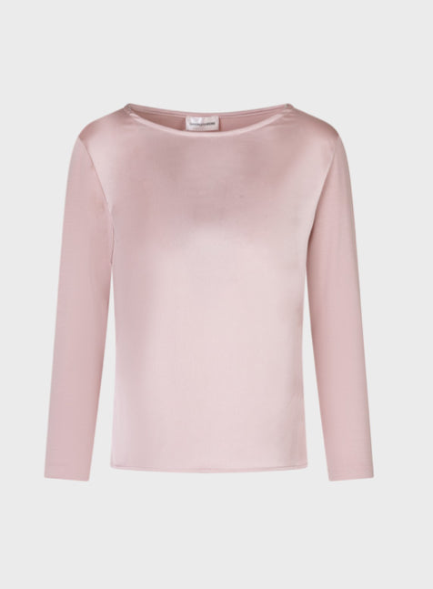 Long Sleeve Satin Blouse