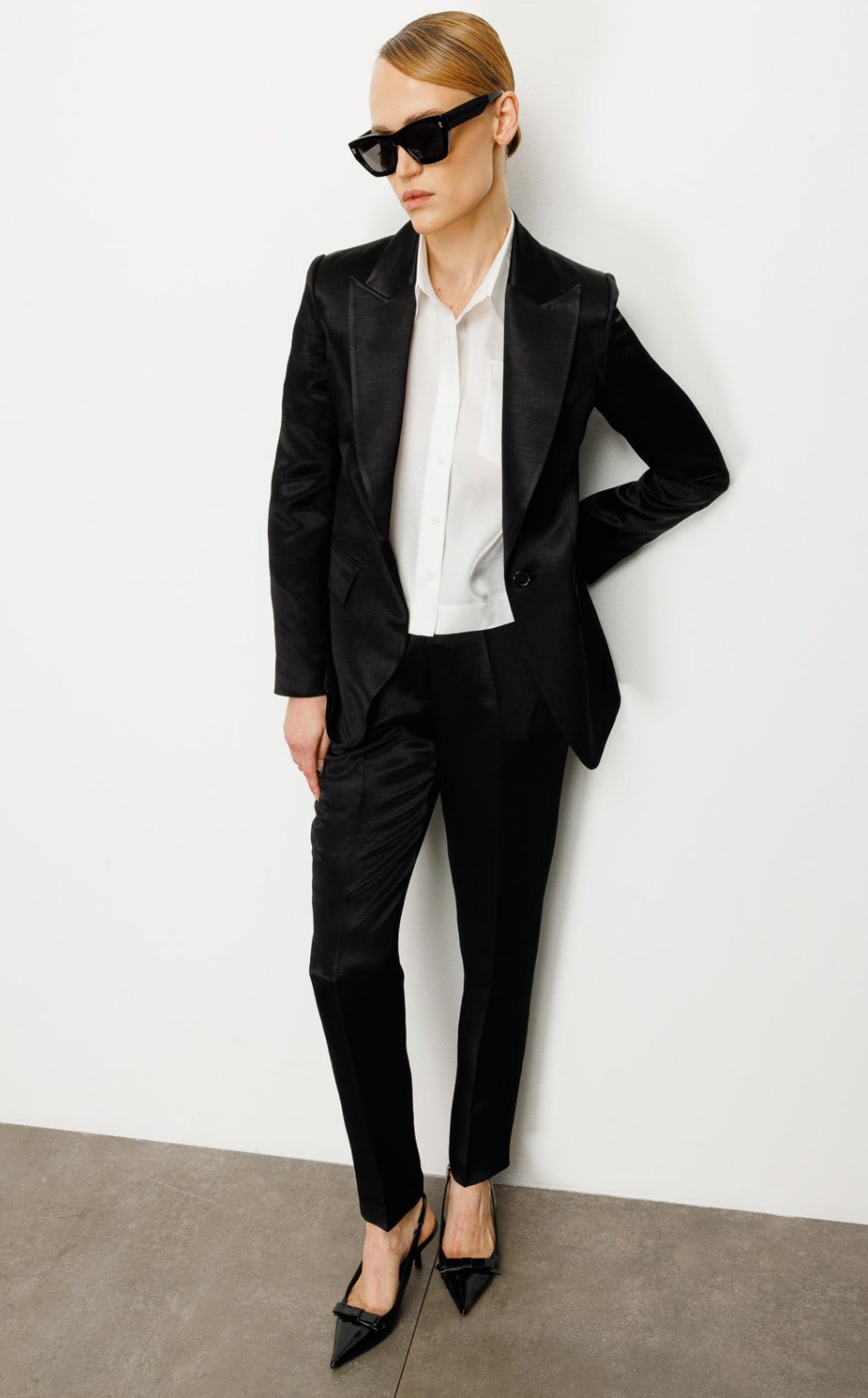 Single Button Linen Suit