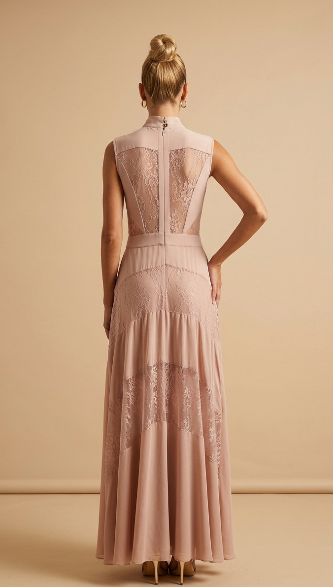 Pink Lace Dress
